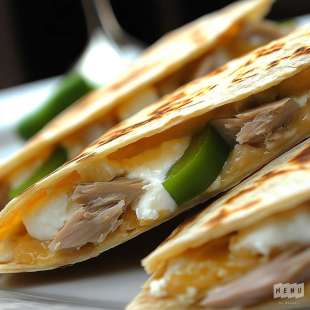 Quesadilla au Thon et Fromage frais