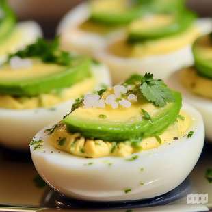 Oeufs Mimosa à L’Avocat et Citron Vert