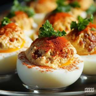 Oeufs Mimosa au Paprika Fumé et Chorizo