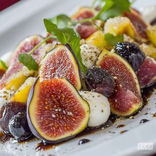 Salade de Bresaola, Figues et Mozzarella