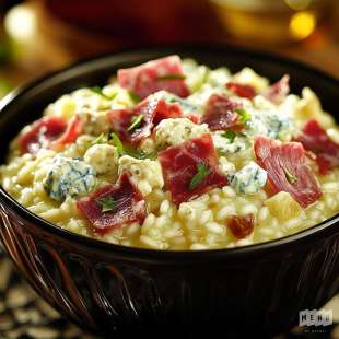 Risotto à la Bresaola et Gorgonzola