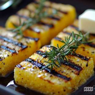 Polenta Grillée aux Herbes