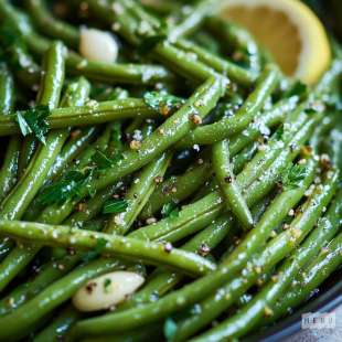 Haricots Verts Sautés à l'Ail