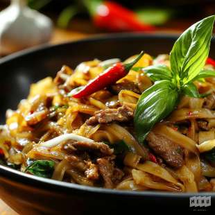 Pad Kee Mao (Recette Thaï)