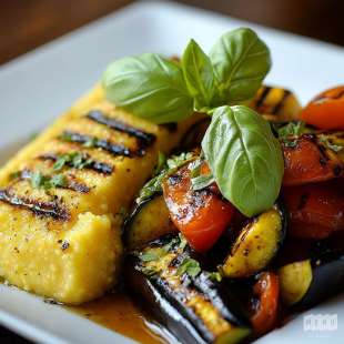 Ratatouille et Polenta Grillée (Egalim)