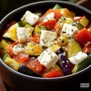 Ratatouille aux Herbes de Provence et Fromage Aop (Egalim)