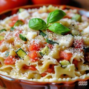 Pâtes aux Légumes du Soleil et Parmesan Aop (Egalim)
