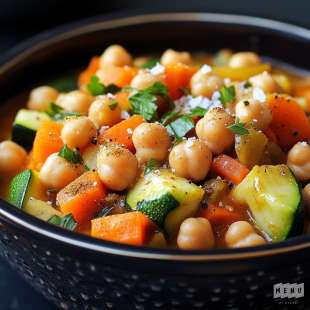 Tajine de Légumes et Pois Chiches (Egalim)