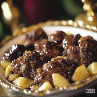 Sauté de Pintade Fermier aux Pommes et Oignons