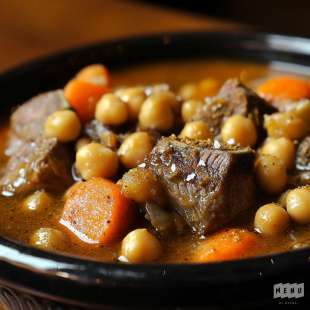 Tajine d’Agneau Label Rouge aux Pois Chiches
