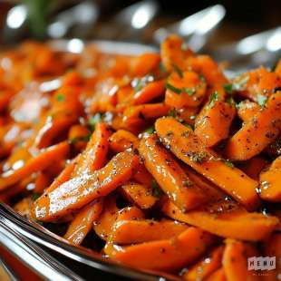 Salade de Carottes Glacées au Sirop d'Érable