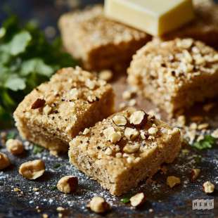 Sablés au Parmesan et Éclats de Noisettes Bio