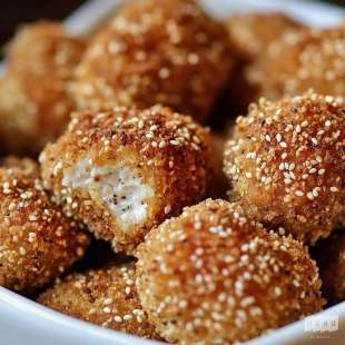 Recette Apéritif : Nuggets de Poulet Fermier Panés aux Graines