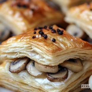 Feuilletés de Volaille Fermière et Champignons
