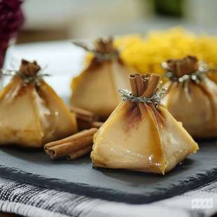 Aumônières de Foie Gras aux Épices