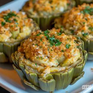 Farcis d’Artichauts au Crabe