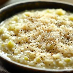 Risotto de Céleri-Rave Bio et Parmesan Affiné