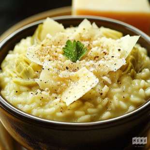 Risotto de Topinambour Bio et Parmesan Affiné