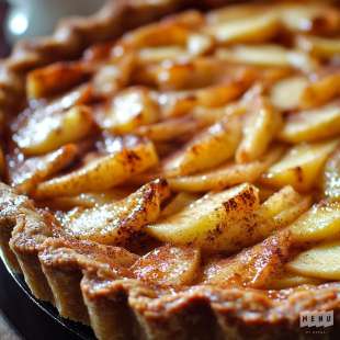 Tarte aux Pommes Bio et Pâte Brisée Maison
