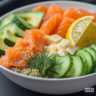 Quinoa Bowl au Saumon et Avocat