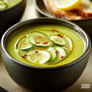 Potage Glacé Courgette Citron