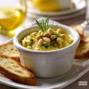 Tartinade de Haricot et Pignon de Pin