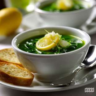 Soupe aux Épinards et Citron
