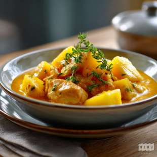 Poulet Curry Ananas