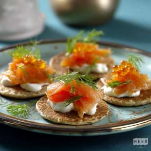 Blinis de Sarrasin à la Truite