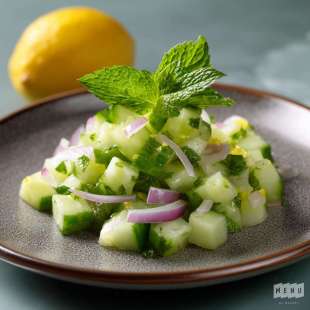 Tartare de Concombre à la Menthe