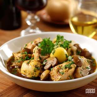 Sot-L’Y-Laisse de Dinde aux Champignons et Vin Jaune