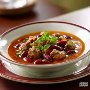 Soupe de Boeuf au Haricots Rouges