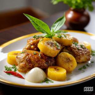 Poulet au Banane Plantain