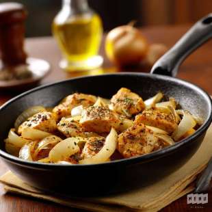Poulet Sauté aux Oignons