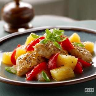 Poulet au Poivron et Ananas