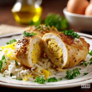 Poulet Farci au Riz