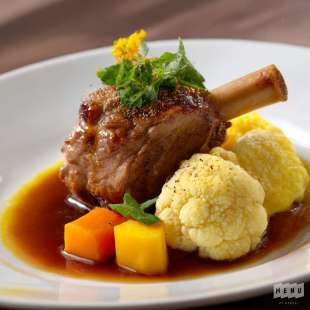 Veau Confit au Jarret, Déclinaison de Chou-Fleur