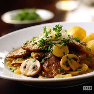 Piccata de Boeuf comme un Stroganoff