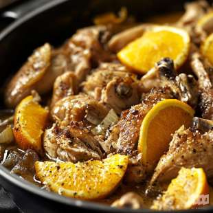 Poularde à l’Orange