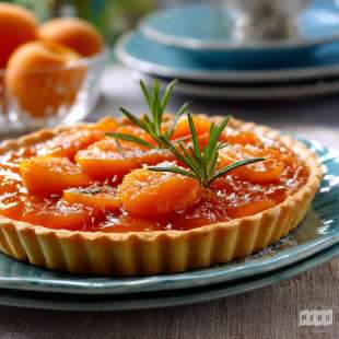 Tarte Abricot Romarin