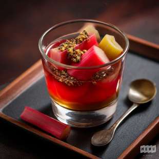 Rhubarbe, Poivre Long et Infusion d’Hibiscus