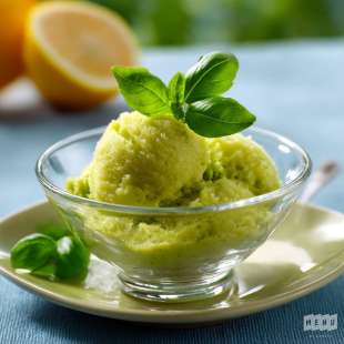 Sorbet Basilic Citron