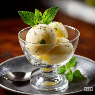 Sorbet Mélisse Poivre Blanc
