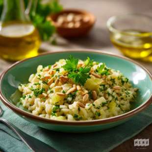 Risotto de Graines de Tournesol, Céleri et Persil