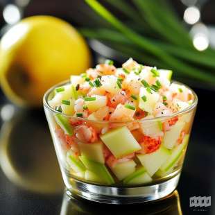 Tartare de Homard Céleri Pomme Verte