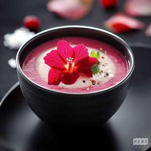 Crème de Homard Betterave Hibiscus