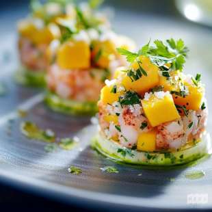 Tartare de Homard Mangue Coriandre