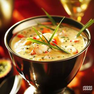Crème de Homard Citronnelle Gingembre Passion
