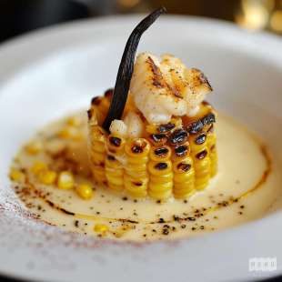 Crème de Homard Maïs Grillé Vanille