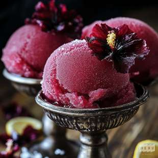 Sorbet Kalamansi Hibiscus